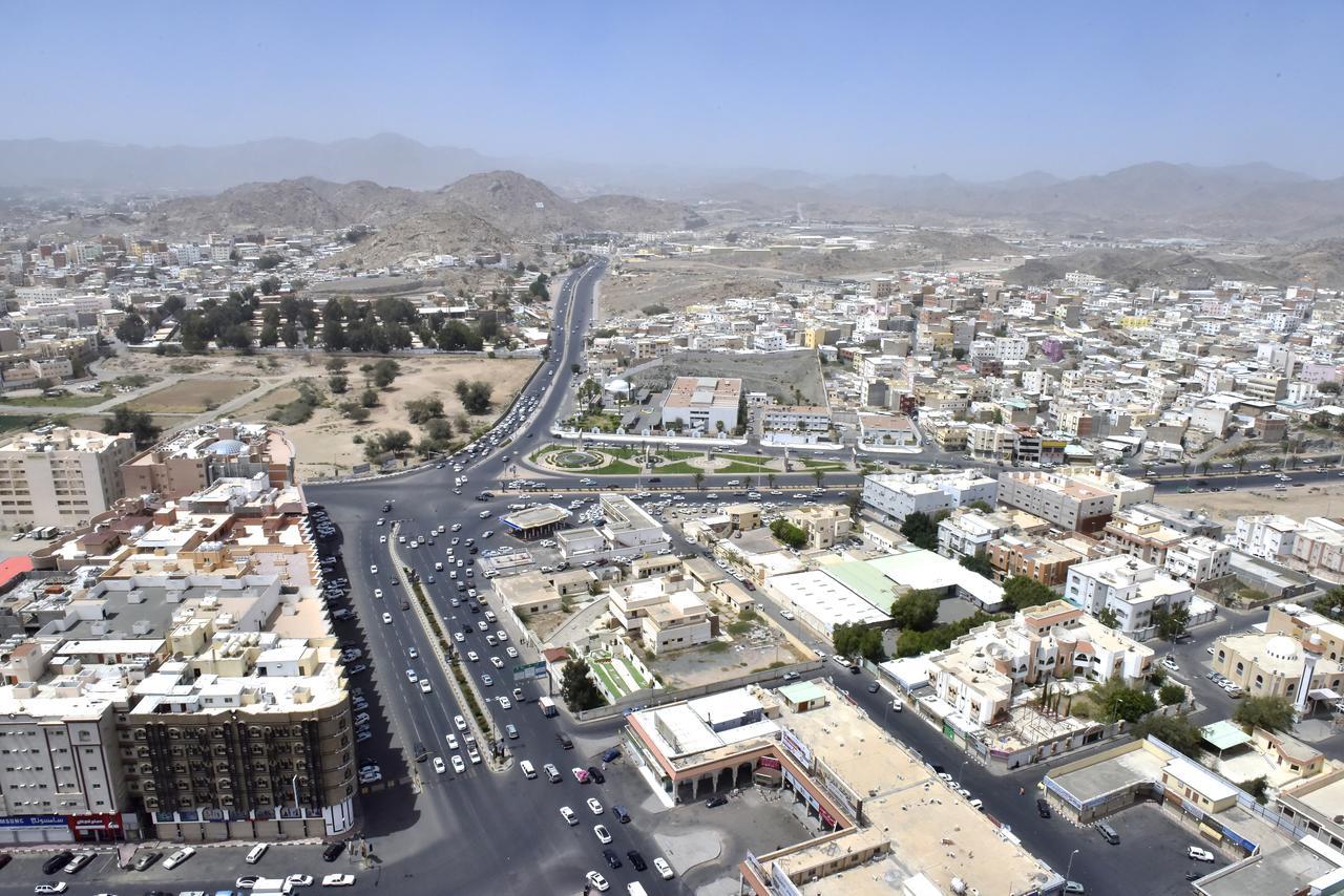 Awaliv International Hotel Таиф Экстерьер фото Aerial view of Makkah